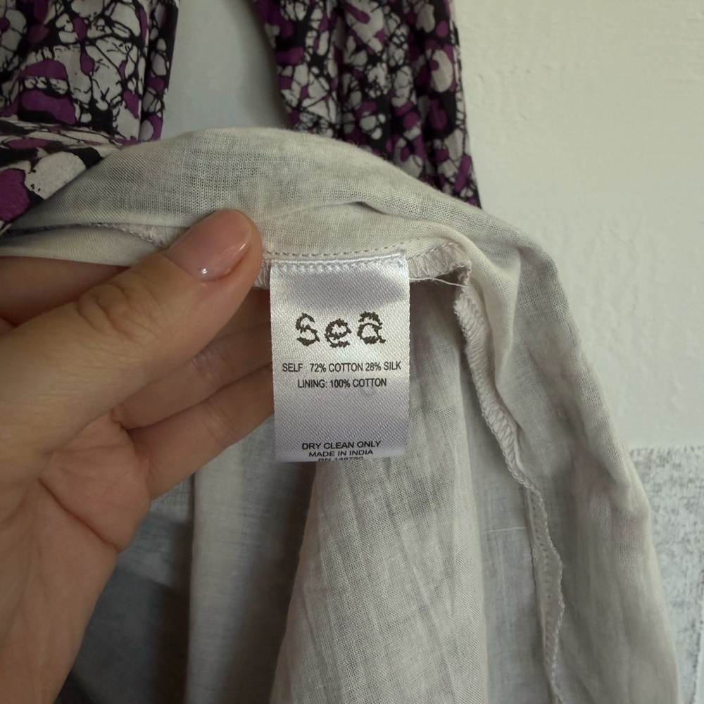 Sea New York Purple Print Mini Dress - Picture 7 of 9